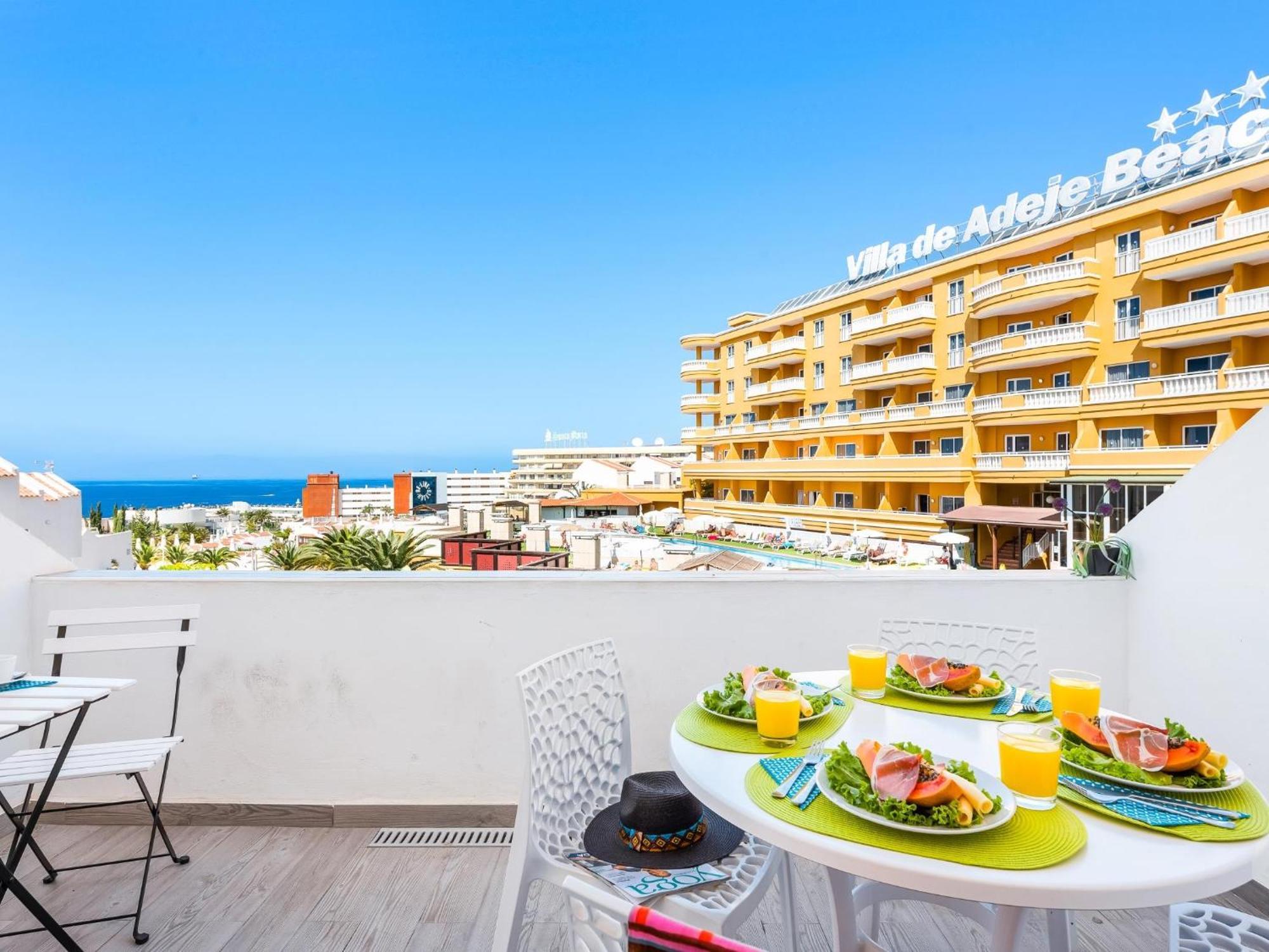 97 Hermosa Marina Primavera Con Terraza Y Piscina Costa Adeje  Ngoại thất bức ảnh
